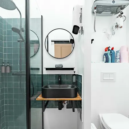 Les Du 48j Design 7 Clim Et Kitchenette Centre Apartmán *
